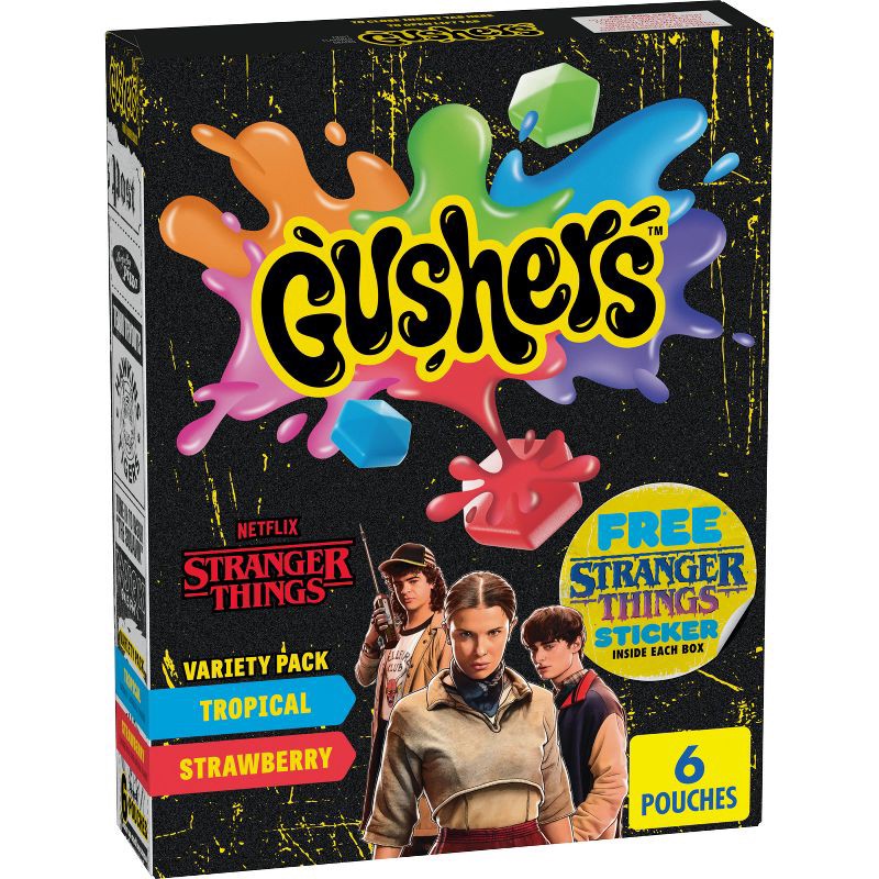 slide 1 of 7, Fruit Gushers Fruit Flavored Snacks Variety Pack - 4.8oz/6ct, 4.8 oz, 6 ct