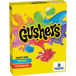 Fruit Gushers Fruit Flavored Snacks Variety Pack - 4.8oz/6ct