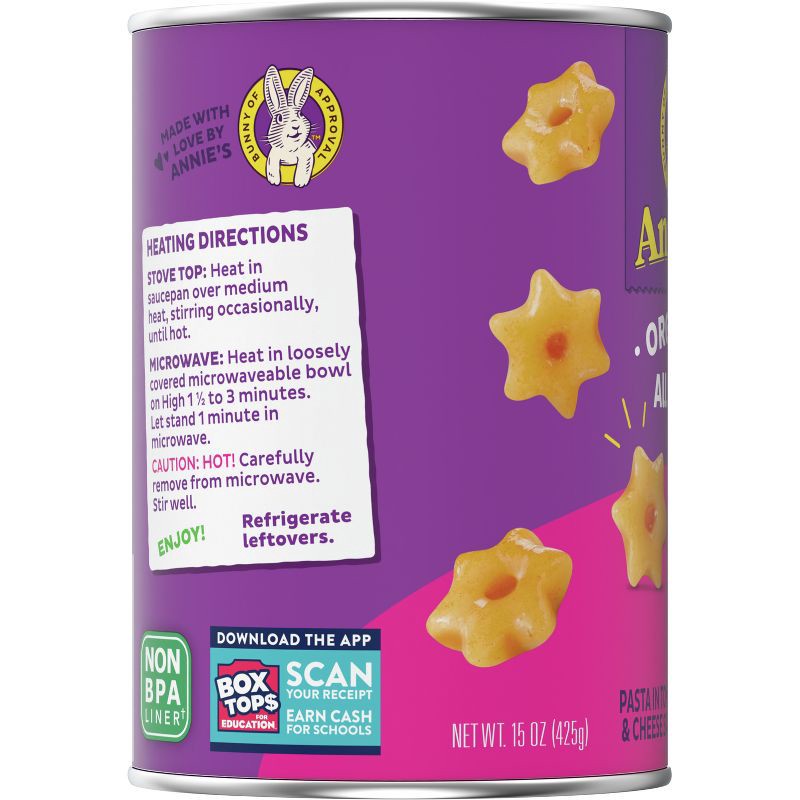 slide 5 of 11, Annie's Organic Original All Stars Pasta in Tomato & Cheese Sauce 15oz, 15 oz