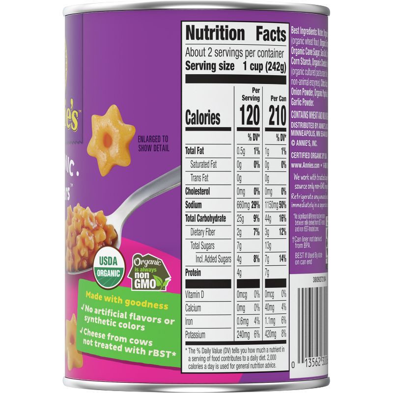 slide 6 of 11, Annie's Organic Original All Stars Pasta in Tomato & Cheese Sauce 15oz, 15 oz