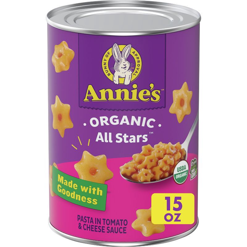 slide 11 of 11, Annie's Organic Original All Stars Pasta in Tomato & Cheese Sauce 15oz, 15 oz
