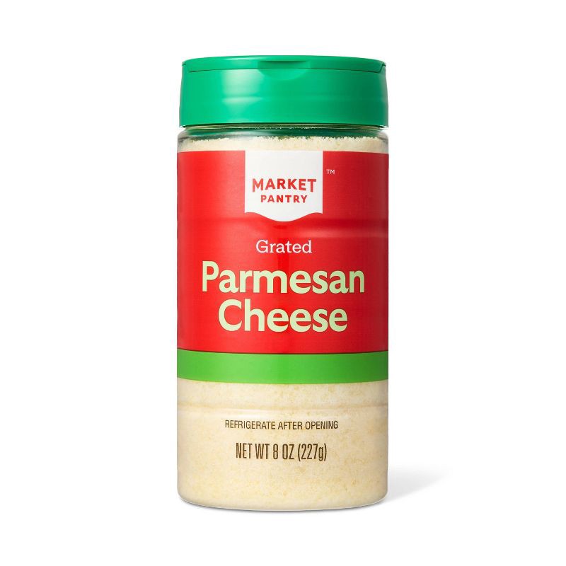 slide 1 of 4, Grated Parmesan Cheese - 8oz - Market Pantry™, 8 oz