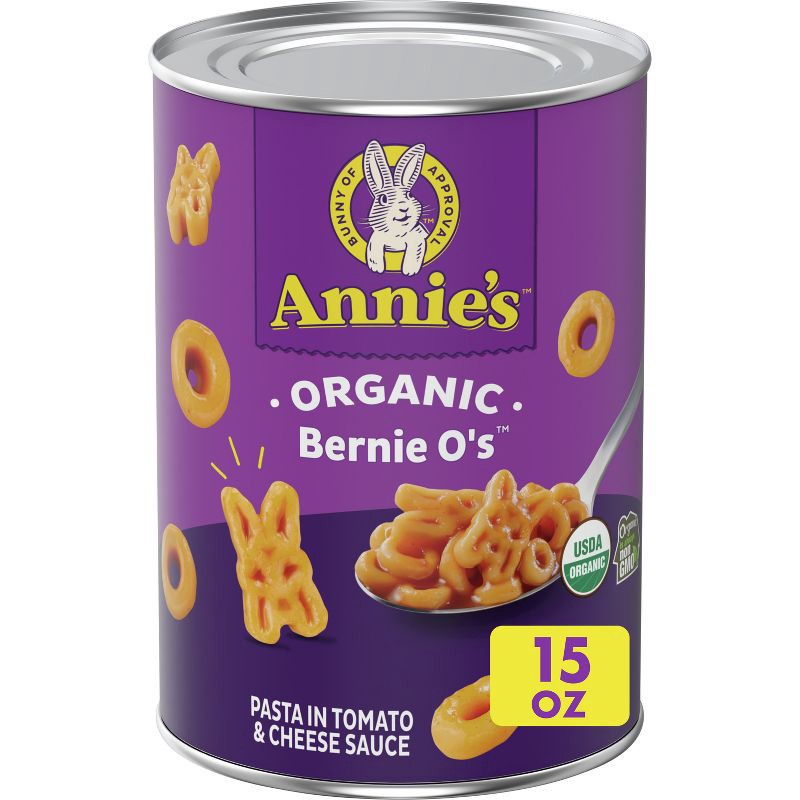 slide 1 of 10, Annie's Homegrown Organic Bernie O's Pasta in Tomato & Cheese Sauce 15oz, 15 oz