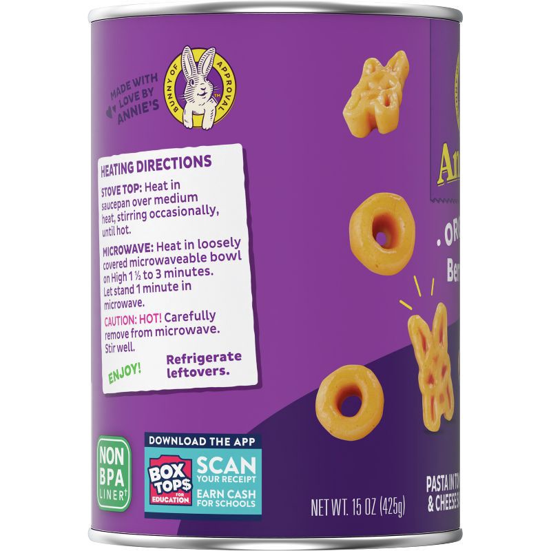 slide 5 of 10, Annie's Homegrown Organic Bernie O's Pasta in Tomato & Cheese Sauce 15oz, 15 oz