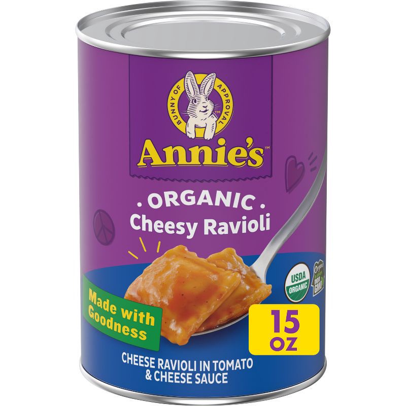 slide 1 of 10, Annie's Original Organic Cheesy Ravioli - 15oz, 15 oz