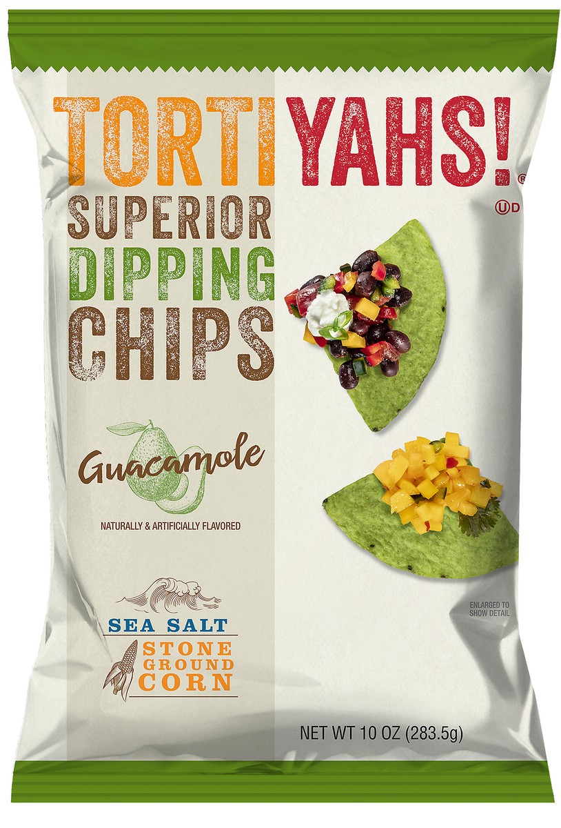 slide 1 of 10, Tortiyahs! Superior Guacamole Sea Salt Dipping Chips 10 oz, 10 oz