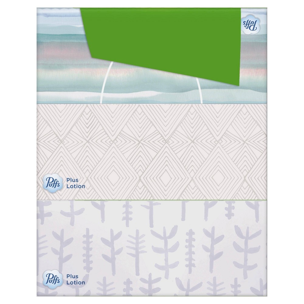 slide 6 of 9, Puffs Plus Lotion Facial Tissue, 6 ct, 124 ct