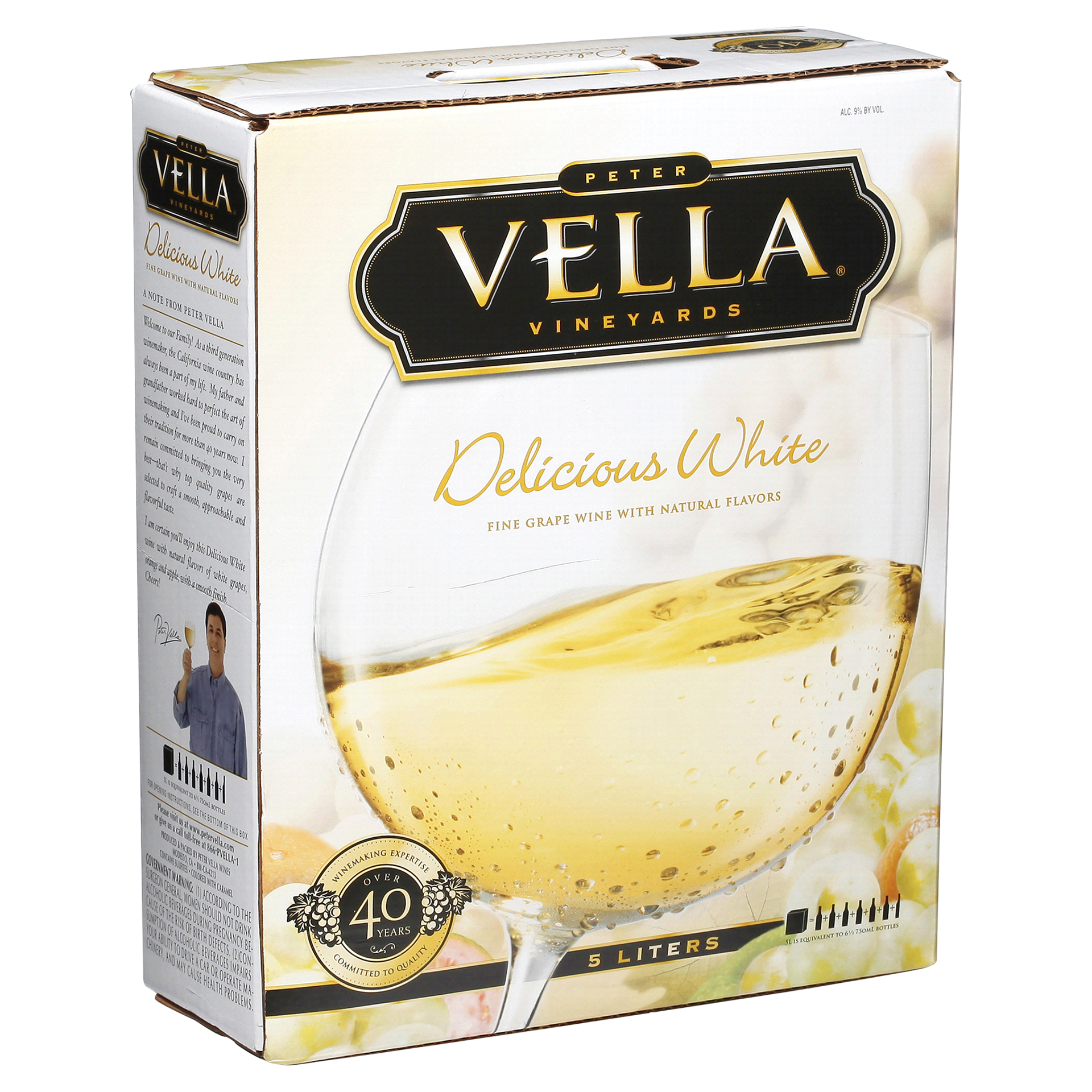 slide 5 of 25, Peter Vella Vineyards White Wine, 5 liter