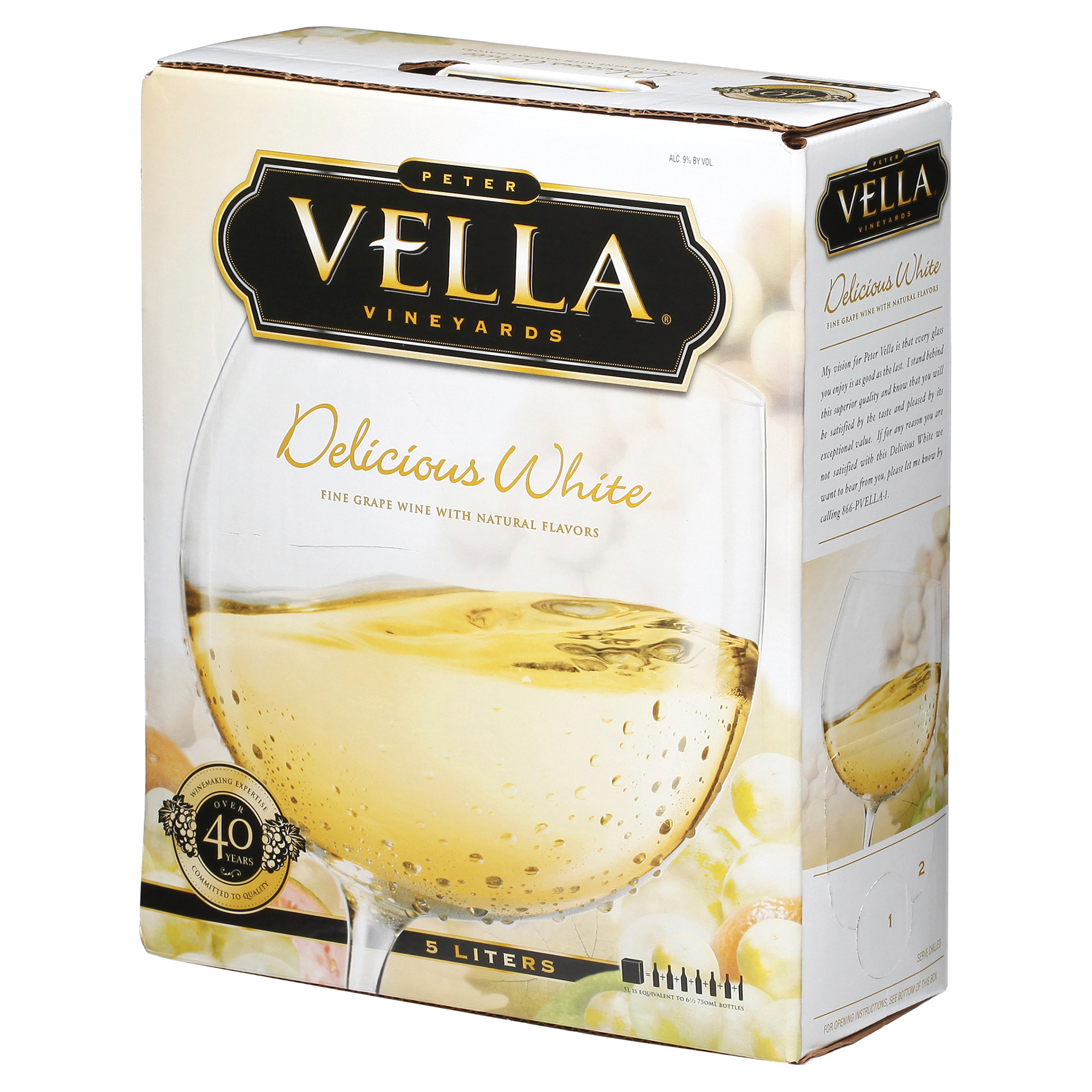 slide 9 of 25, Peter Vella Vineyards White Wine, 5 liter