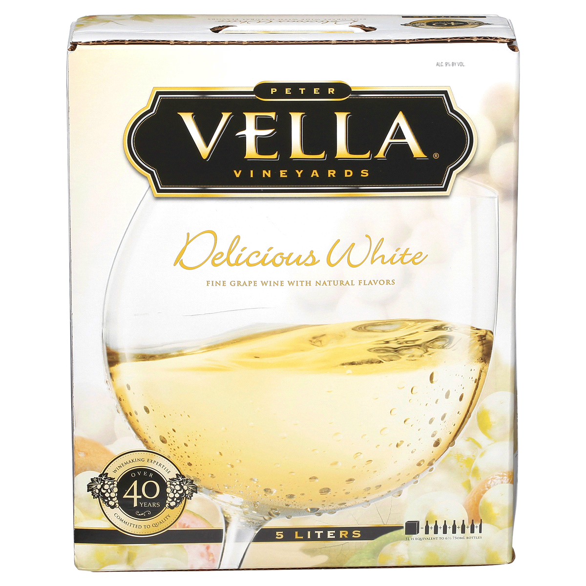 slide 1 of 25, Peter Vella Vineyards White Wine, 5 liter