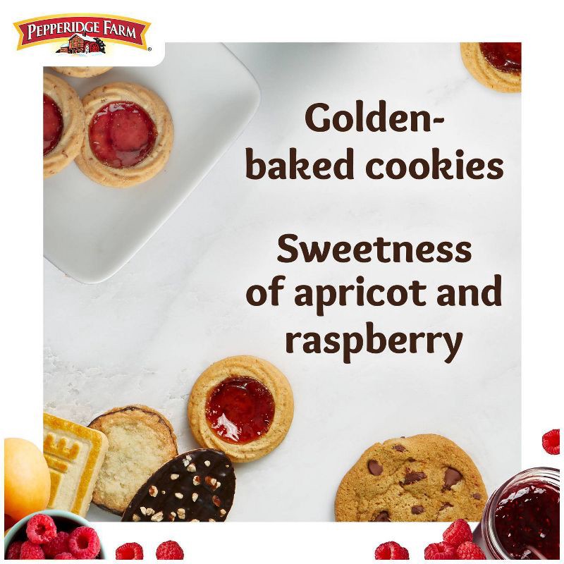 slide 3 of 8, Pepperidge Farm Verona Apricot Raspberry Thumbprint Cookies - 6.75oz, 6.75 oz
