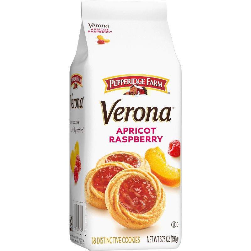 slide 7 of 8, Pepperidge Farm Verona Apricot Raspberry Thumbprint Cookies - 6.75oz, 6.75 oz