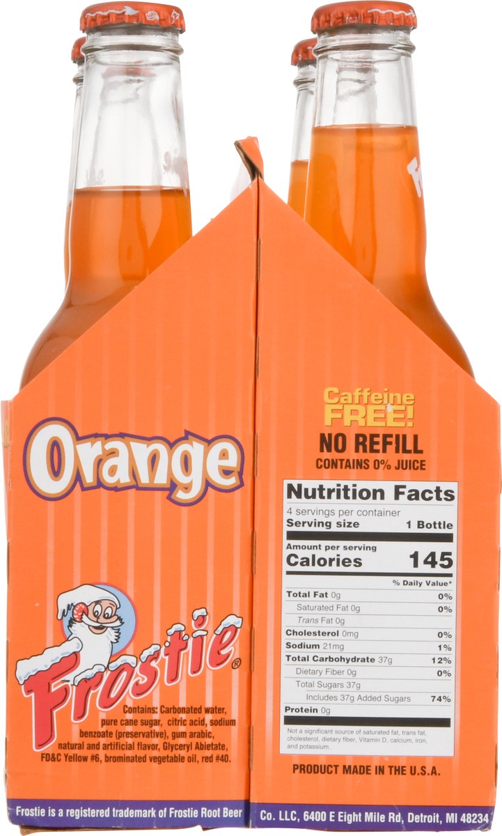 slide 9 of 9, Frostie Pure Cane Sugar Orange - 4 ct, 12 oz