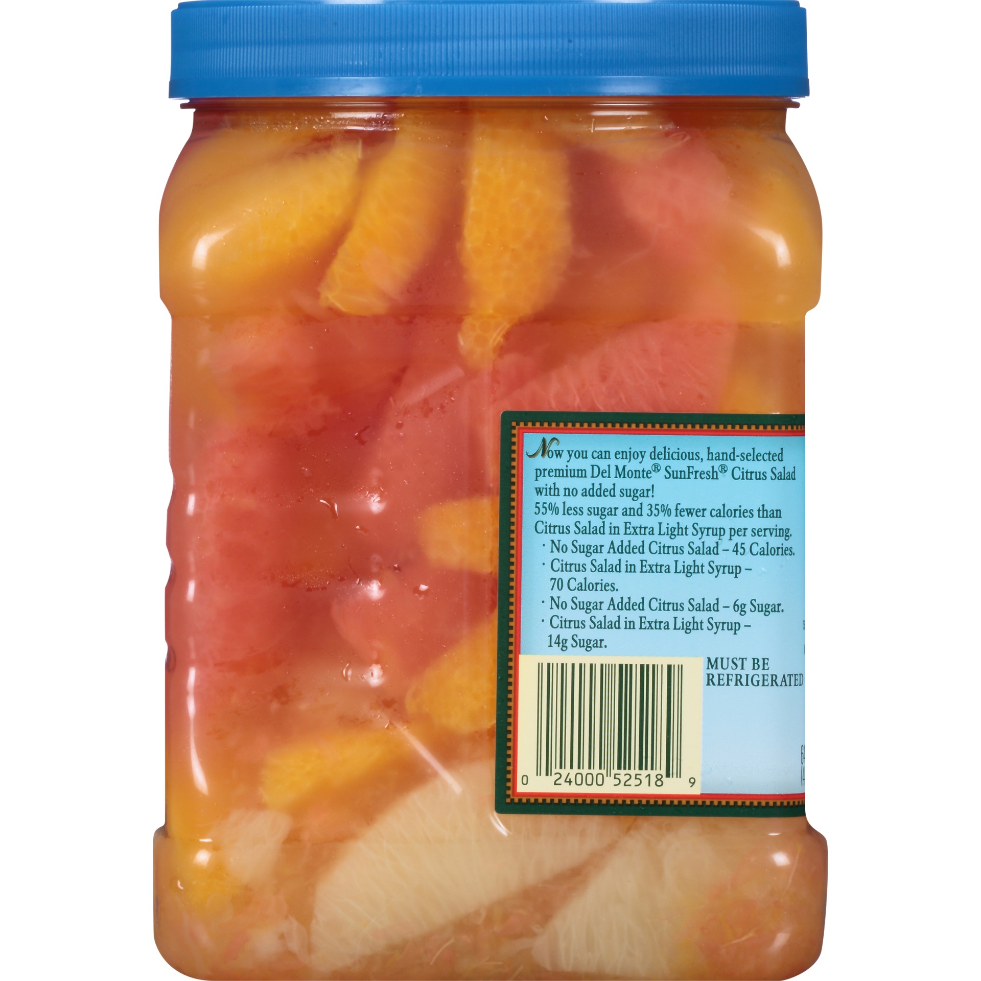 slide 4 of 8, Del Monte No Sugar Added Citrus Salad 64 oz, 64 oz