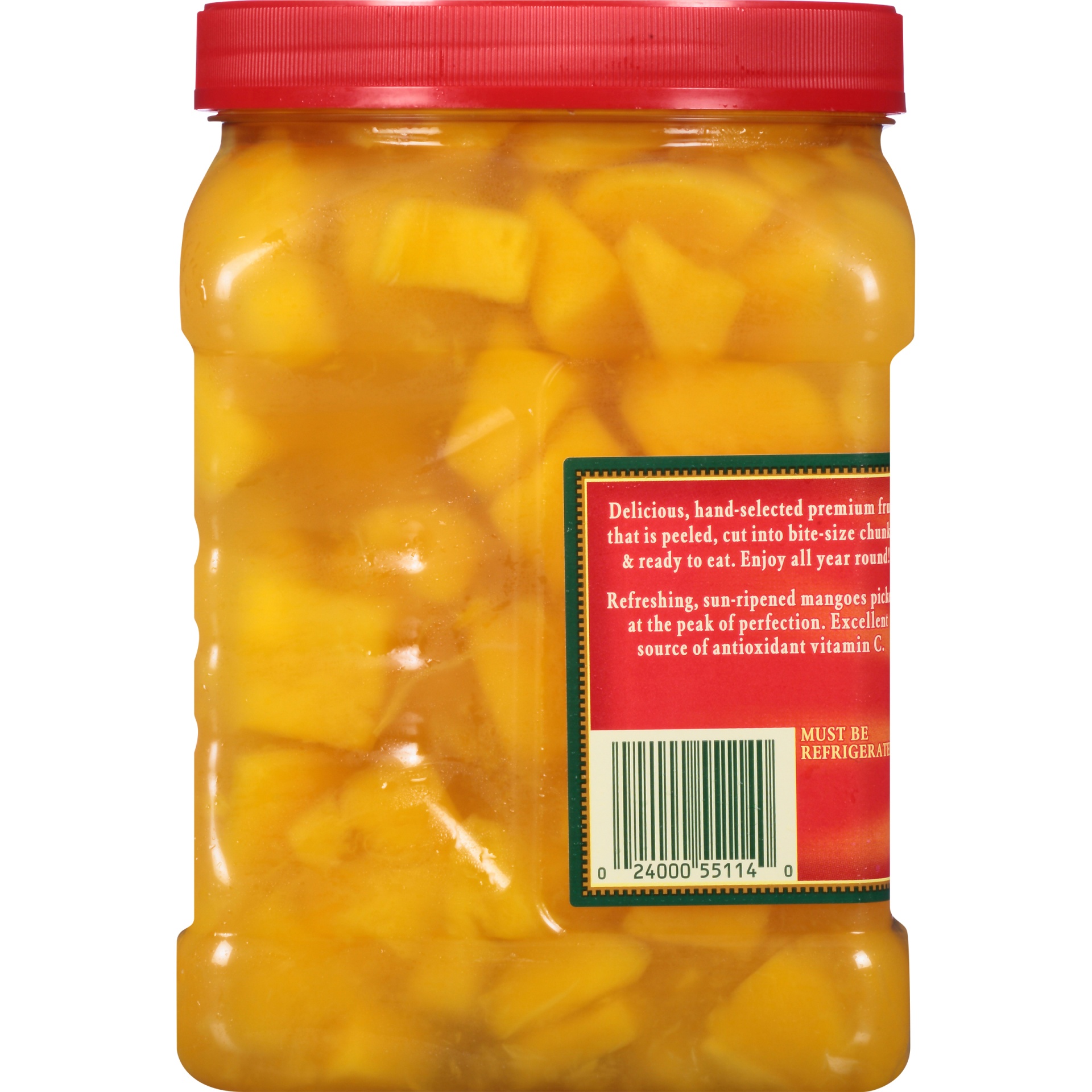 slide 8 of 8, Del Monte SunFresh In Extra Light Syrup Mango Chunks 64 oz, 64 oz