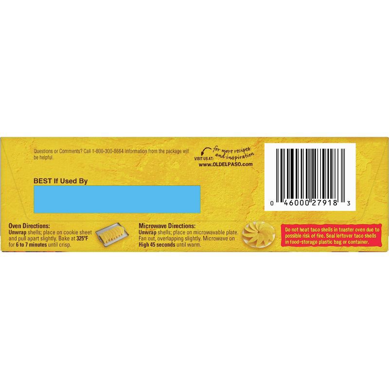 slide 10 of 11, Old El Paso Gluten Free Vegan Stand 'n Stuff Yellow Corn Taco Shells - 4.7oz/10ct, 4.7 oz, 10 ct