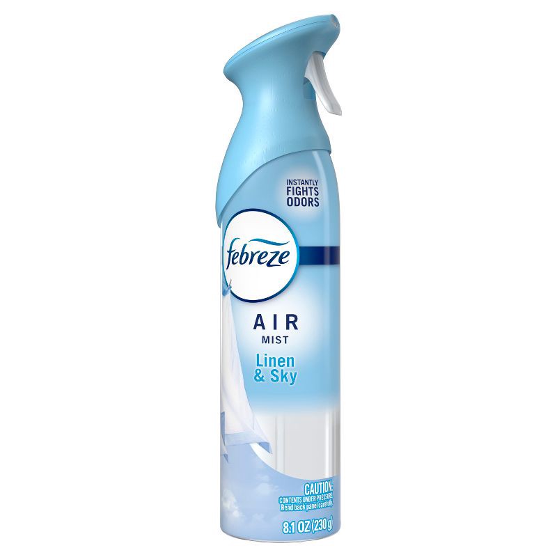 slide 12 of 12, Febreze Air Mist Odor-Fighting Air Freshener - Linen & Sky - 8.1oz, 8.1 oz