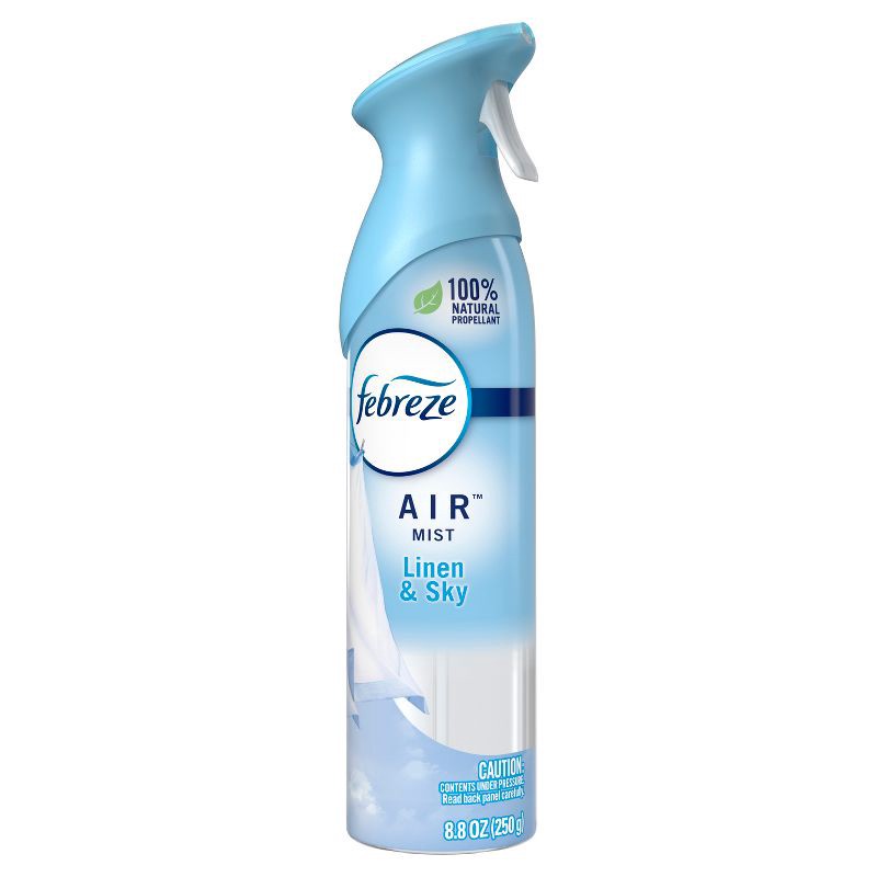 slide 8 of 10, Febreze Odor-Fighting Air Freshener - Linen & Sky - 8.8oz/1pk, 8.8 oz, 1 ct