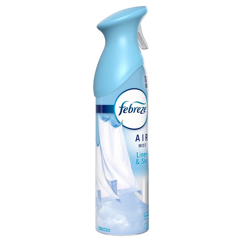 slide 11 of 12, Febreze Air Mist Odor-Fighting Air Freshener - Linen & Sky - 8.1oz, 8.1 oz