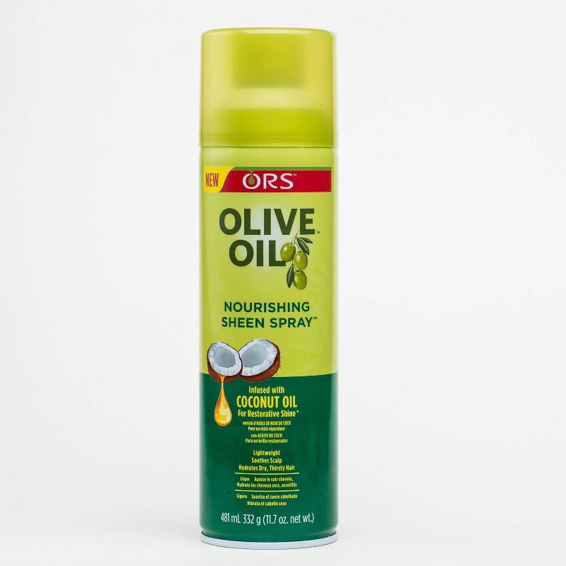 slide 2 of 6, ORS Olive Oil Nourishing Sheen Spray - 10 fl oz, 10 fl oz