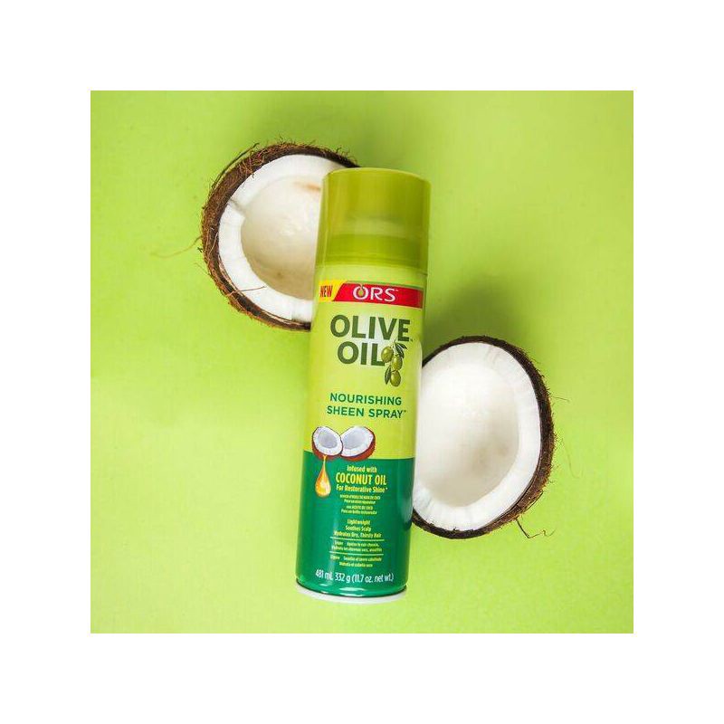 slide 4 of 6, ORS Olive Oil Nourishing Sheen Spray - 10 fl oz, 10 fl oz