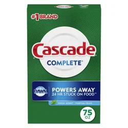 Cascade Fresh Scent Powder Dishwasher Detergent - 75oz