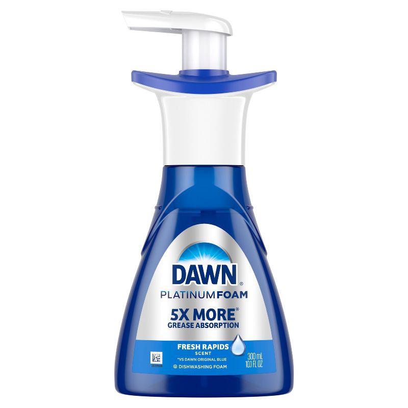 slide 2 of 8, Dawn Fresh Rapids Scent Platinum zFoam Pump Soap - Fresh Rapids - 10.1 fl oz, 10.1 fl oz