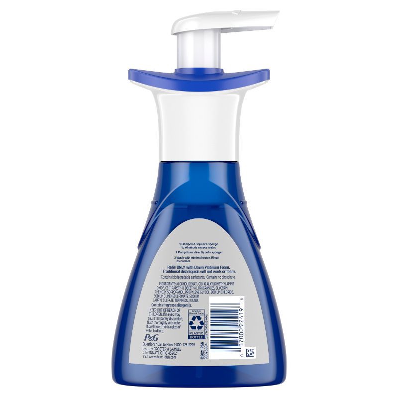 slide 8 of 8, Dawn Fresh Rapids Scent Platinum zFoam Pump Soap - Fresh Rapids - 10.1 fl oz, 10.1 fl oz