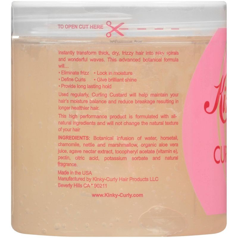 slide 2 of 3, Kinky-Curly Original Curling Custard Natural Hair Styling Gel - 8oz, 8 oz