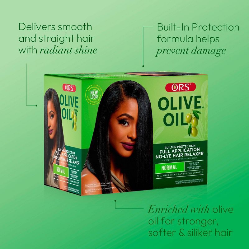 slide 2 of 4, ORS Olive Oil Built-in Protection No-Lye Hair Relaxer - Normal - 12.25oz, 12.25 oz