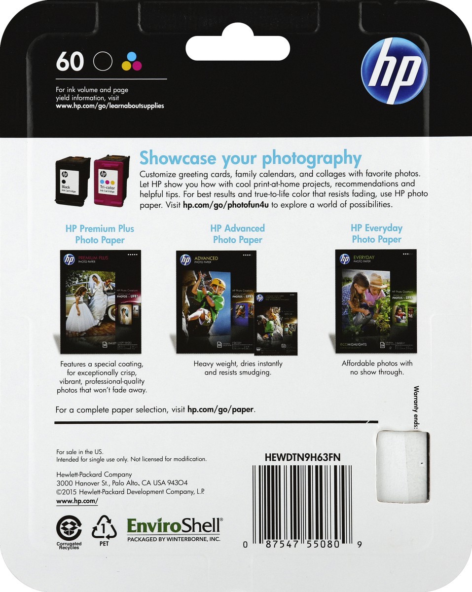 slide 3 of 6, HP Ink Cartridges 2 ea, 2 ct