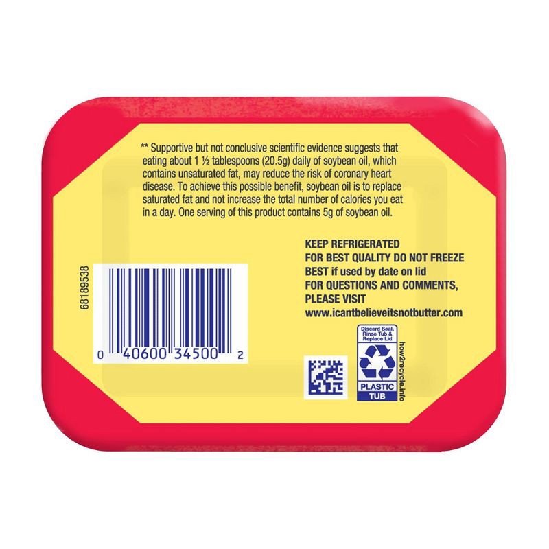 slide 14 of 14, I Can't Believe It's Not Butter! Original Buttery Spread - 15oz, 15 oz