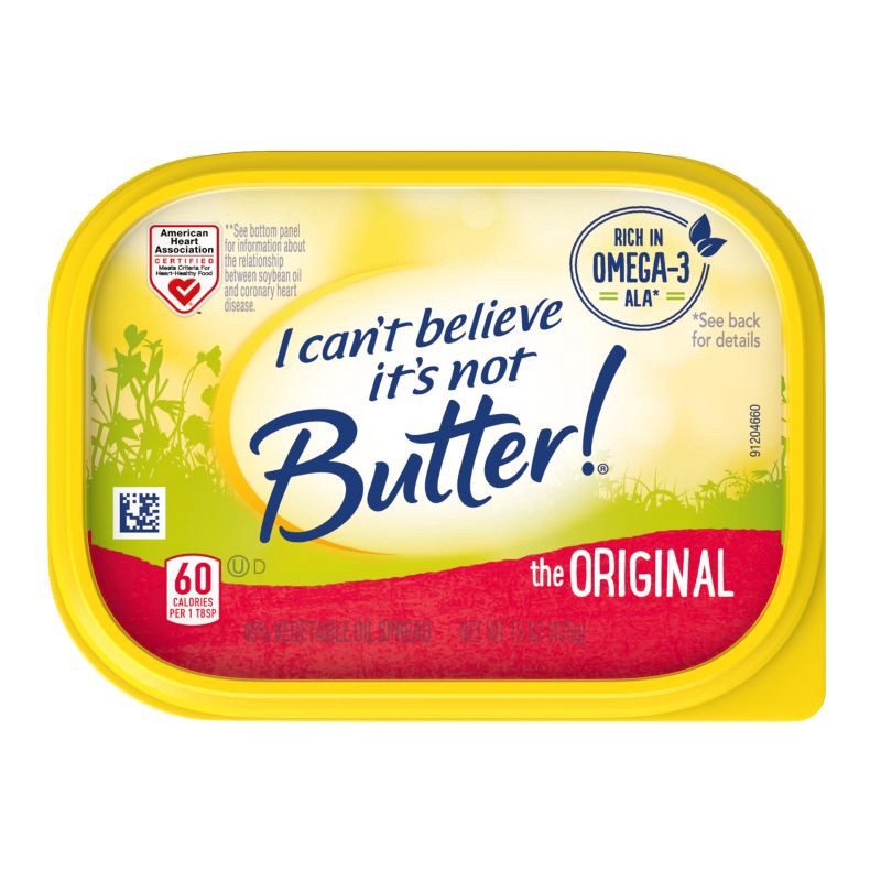 slide 8 of 14, I Can't Believe It's Not Butter! Original Buttery Spread - 15oz, 15 oz