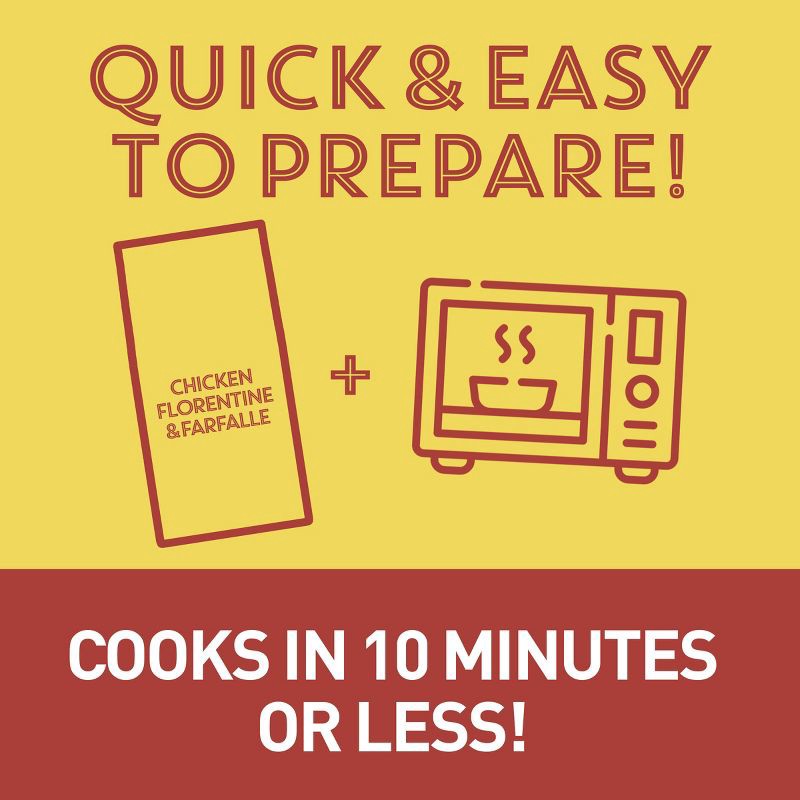 slide 4 of 6, Bertolli Frozen Chicken Florentine & Farfalle - 22oz, 22 oz