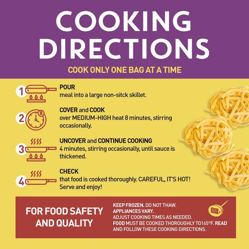 slide 5 of 6, Bertolli Frozen Shrimp Scampi & Linguine - 22oz, 22 oz