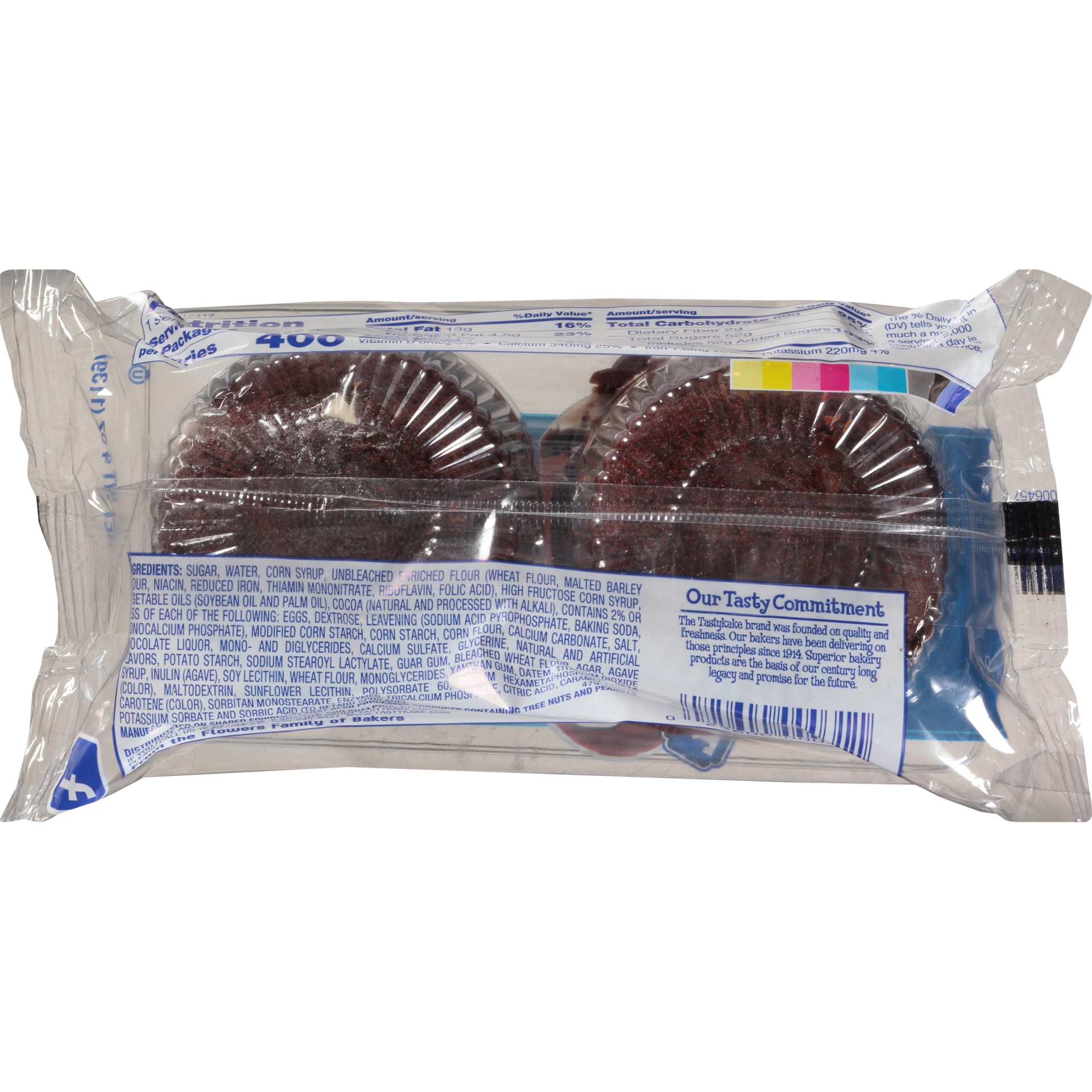 slide 3 of 6, Tastykake Swirly Chocolate Cupkakes, 2 Individually Wrapped Creme Filled Chocolate Cupcakes, 2 ct