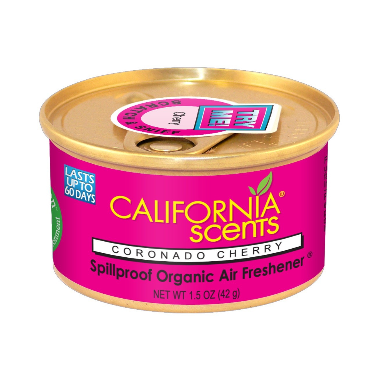 slide 1 of 1, Spillproof Organic Air Freshener Coronado Cherry - California Scents, 1.5 oz