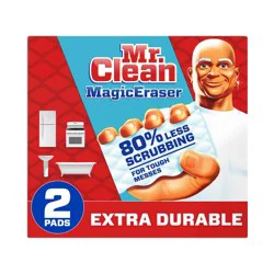 Mr. Clean Extra Durable Scrub Magic Eraser Sponges - 2ct