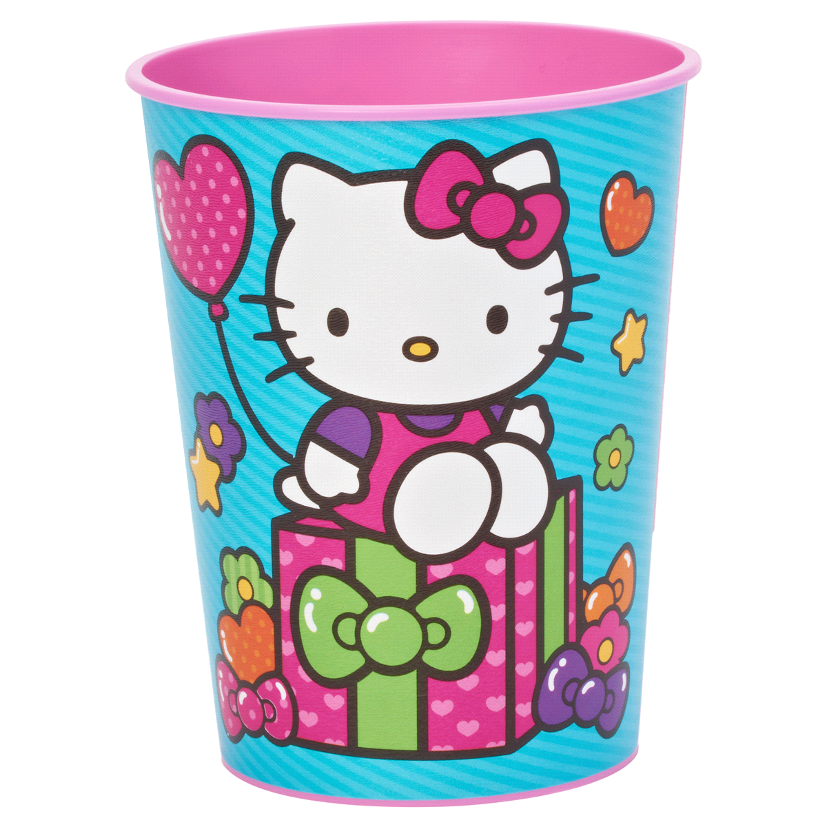 slide 2 of 2, Hello Kitty Rainbow Stadium Cup, 16 oz