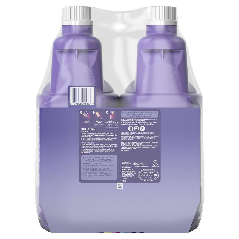 slide 10 of 10, Swiffer WetJet Mop Liquid Refill Solution - Lavender - 84.4 fl oz/2ct, 84.4 fl oz, 2 ct