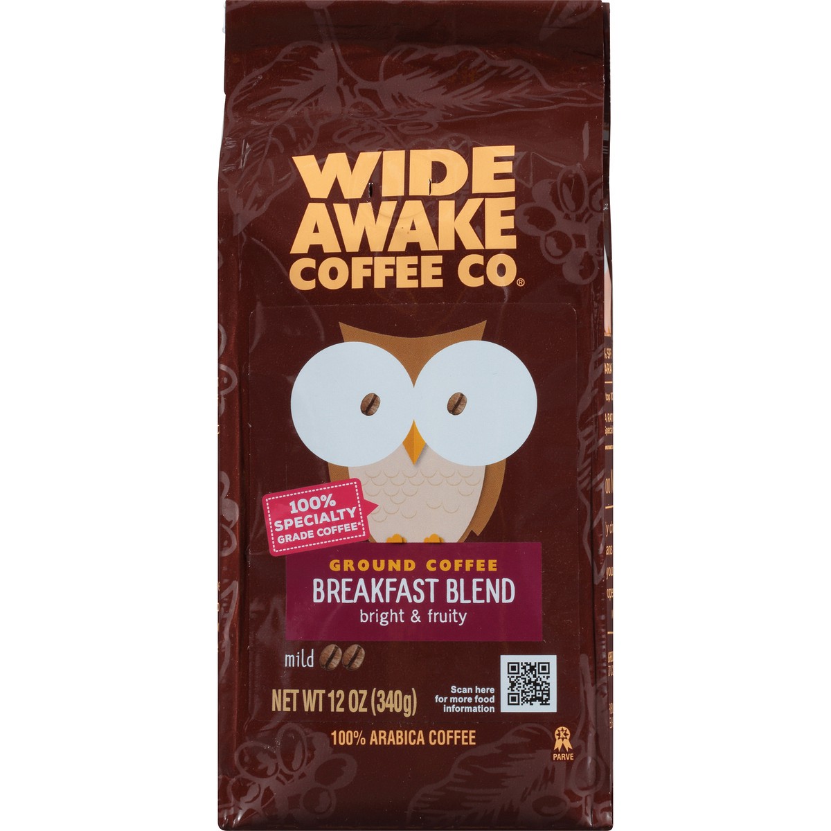 slide 6 of 9, Wide Awake Coffee Co. Mild Roast Breakfast Blend 100% Arabica Ground Coffee - 12 oz, 12 oz