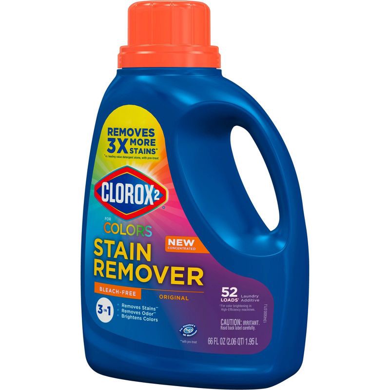 slide 9 of 14, Clorox 2 for Colors - Stain Remover and Color Brightener - 66oz, 66 oz