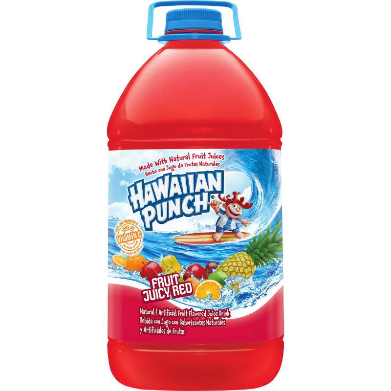 slide 1 of 6, Hawaiian Punch Fruit Juicy Red Drink - 128 fl oz Bottle, 128 fl oz