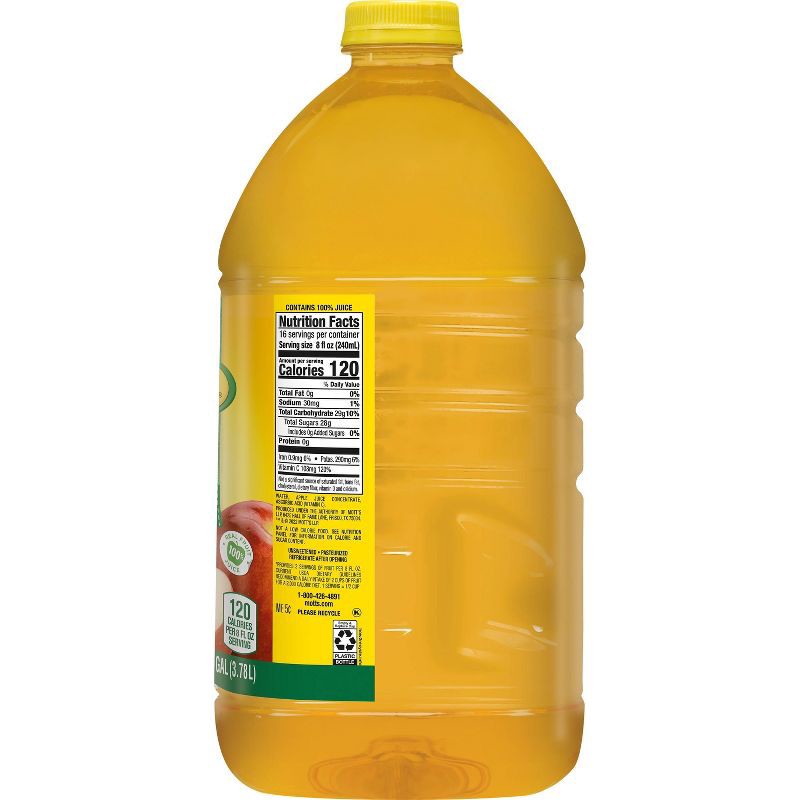 slide 9 of 12, Mott's 100% Original Apple Juice - 128 fl oz Bottle, 128 fl oz