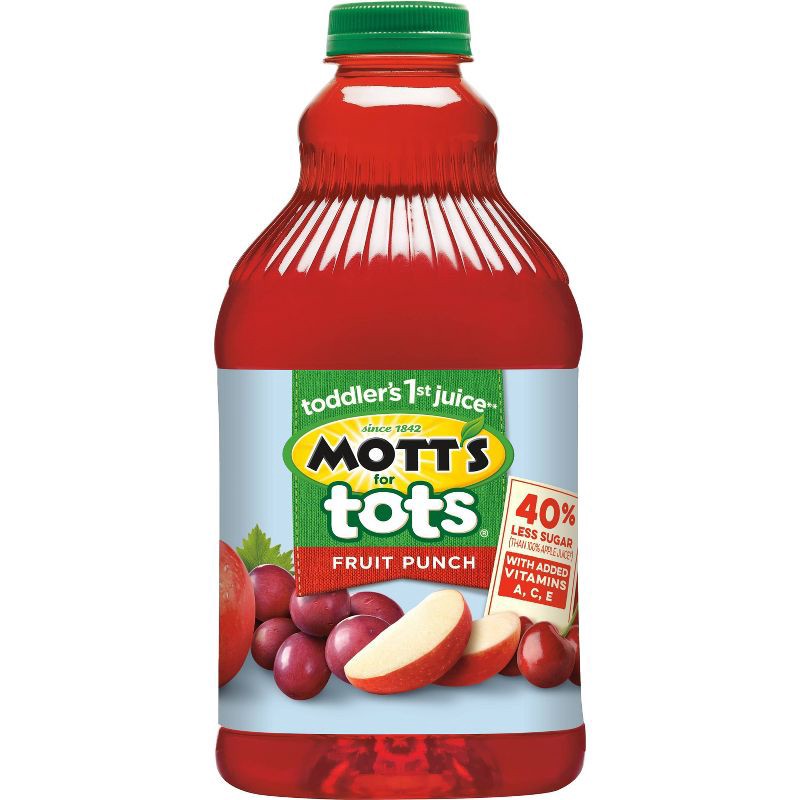 slide 2 of 4, Mott's for Tots Fruit Punch Juice - 64 fl oz Bottle, 64 fl oz