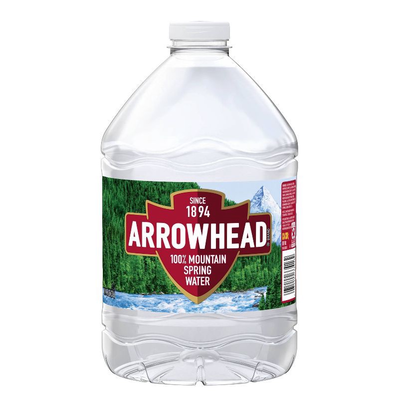 slide 1 of 5, Arrowhead Brand 100% Mountain Spring Water - 101.4 fl oz Jug, 101.4 fl oz