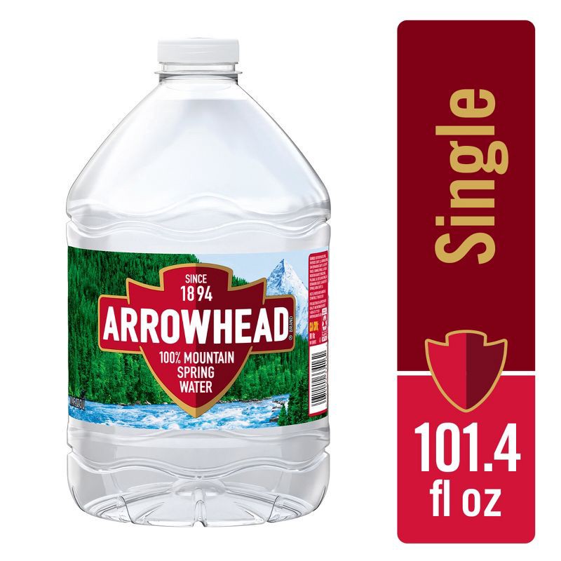 slide 1 of 11, Arrowhead Mountain Spring Water 3L, Plastic Jug, 3 liter