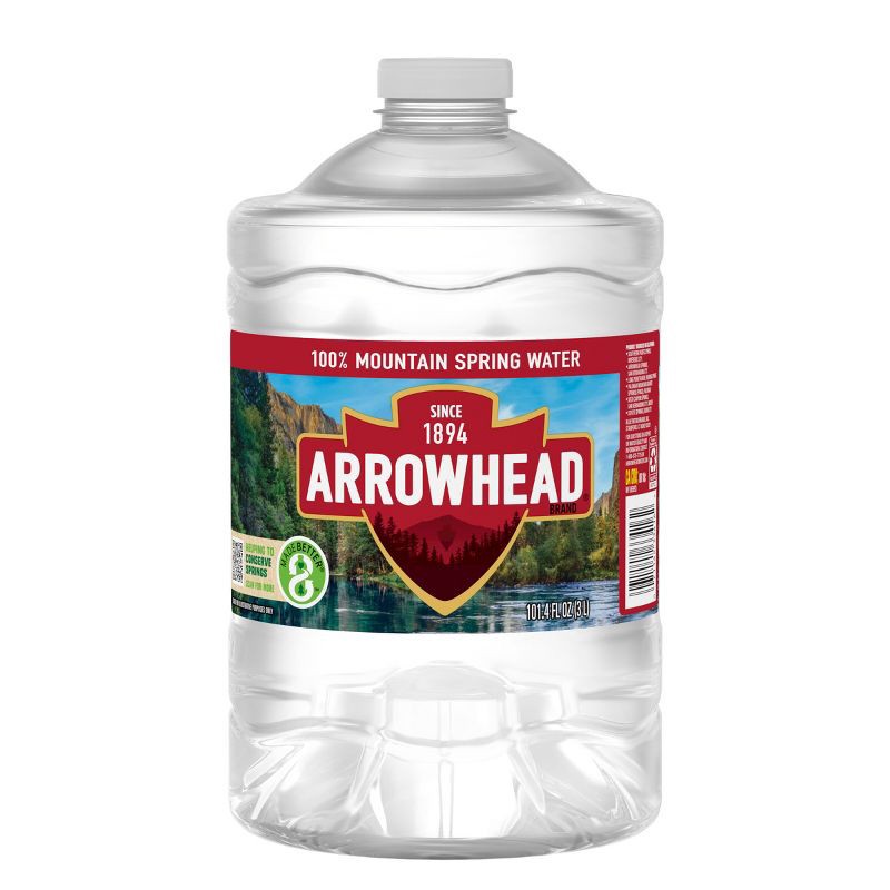 slide 1 of 8, Arrowhead Brand 100% Mountain Spring Water - 101.4 fl oz Jug, 101.4 fl oz