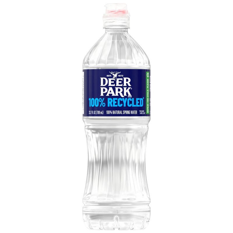 slide 4 of 9, Deer Park Brand 100% Natural Spring Water - 6pk/23.7 fl oz Sport Cap Bottles, 6 ct; 23.7 fl oz