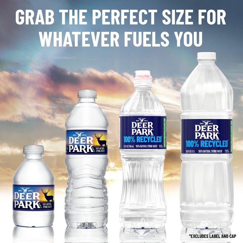 slide 6 of 9, Deer Park Brand 100% Natural Spring Water - 6pk/23.7 fl oz Sport Cap Bottles, 6 ct; 23.7 fl oz